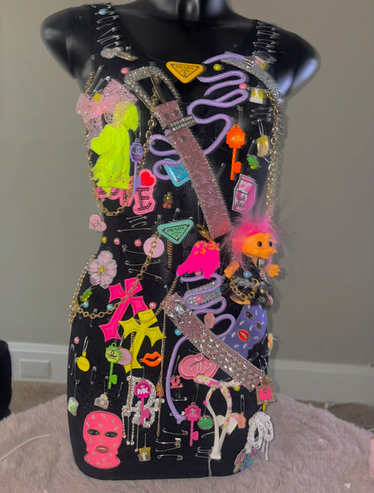 CUSTOM TROLL JUNK DRESS